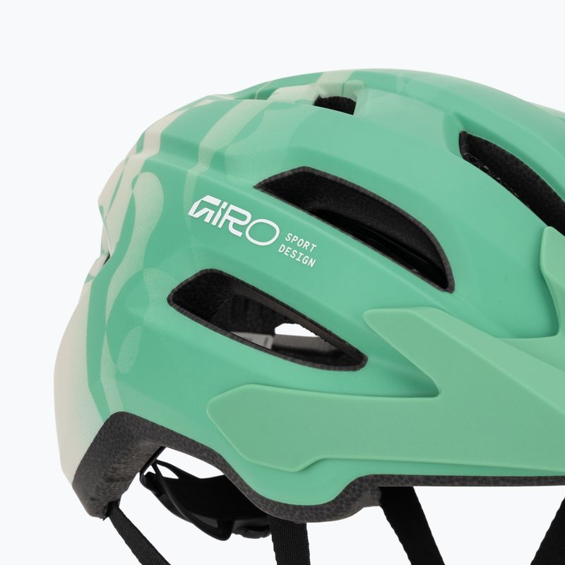 Dětská cyklistická helma Giro Fixture II matte green rush 7