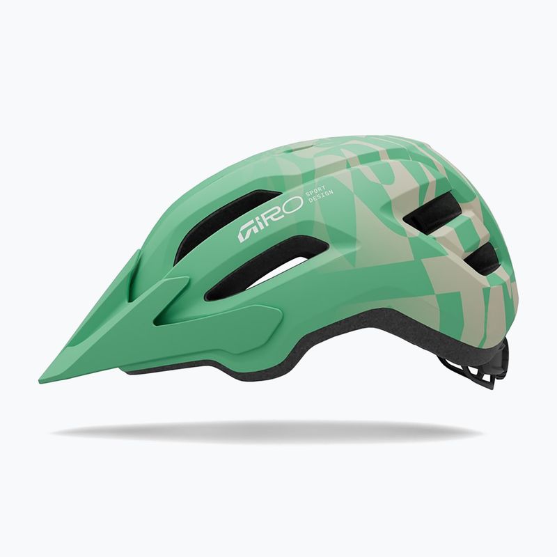 Dětská cyklistická helma Giro Fixture II matte green rush 2