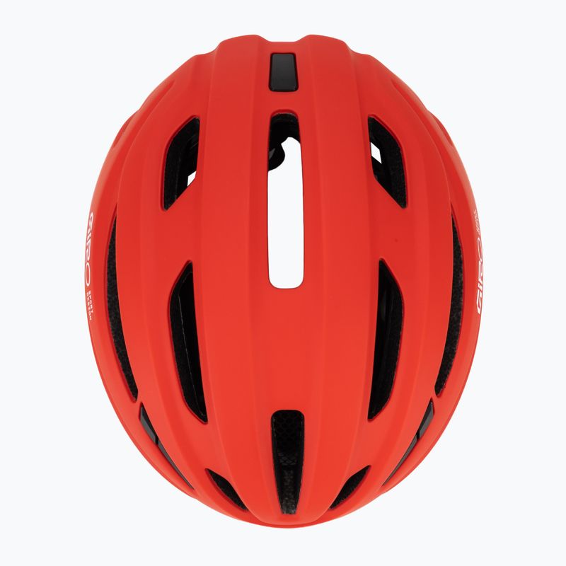 Cyklistická helma Giro Isode II matte flame red 6