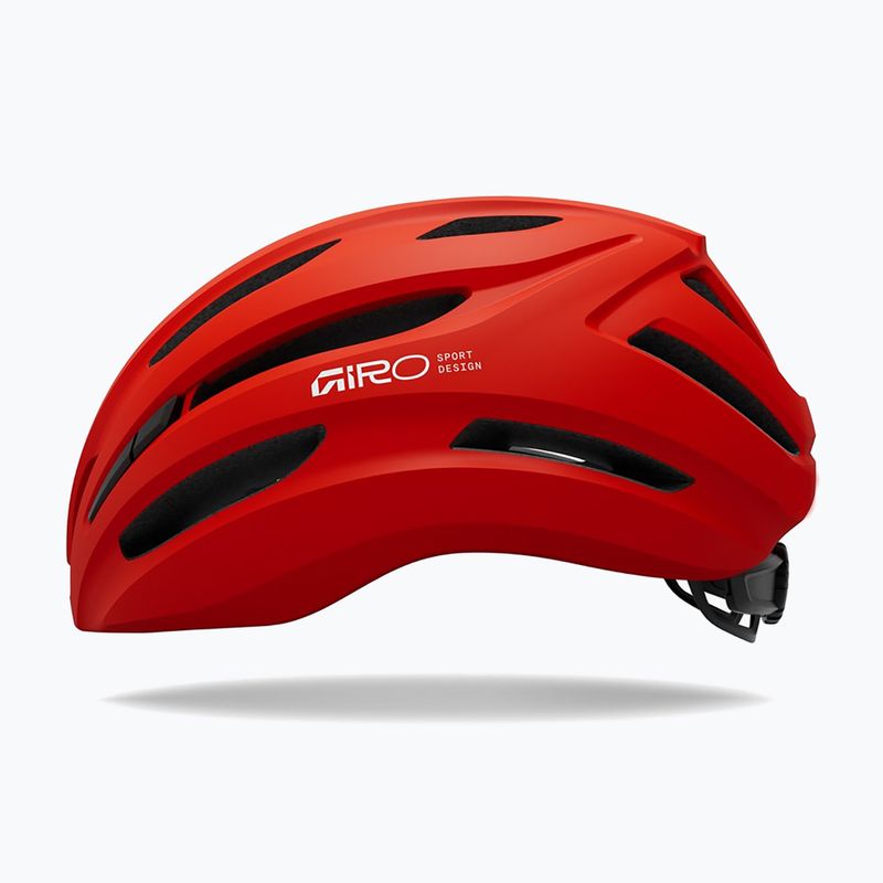 Cyklistická helma Giro Isode II matte flame red 2