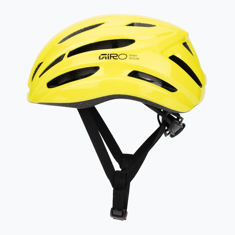 Cyklistická přilba Giro Isode II gloss hi viz yellow 3