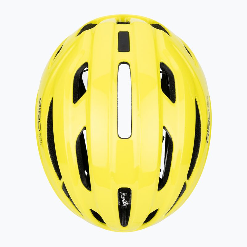 Cyklistická přilba Giro Isode II gloss hi viz yellow 6