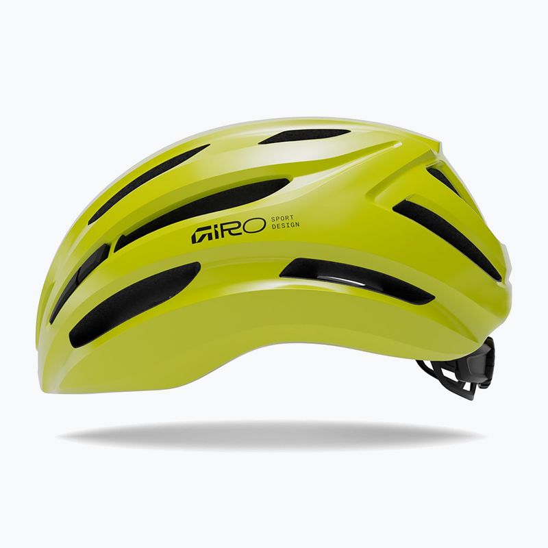 Cyklistická přilba Giro Isode II gloss hi viz yellow 2