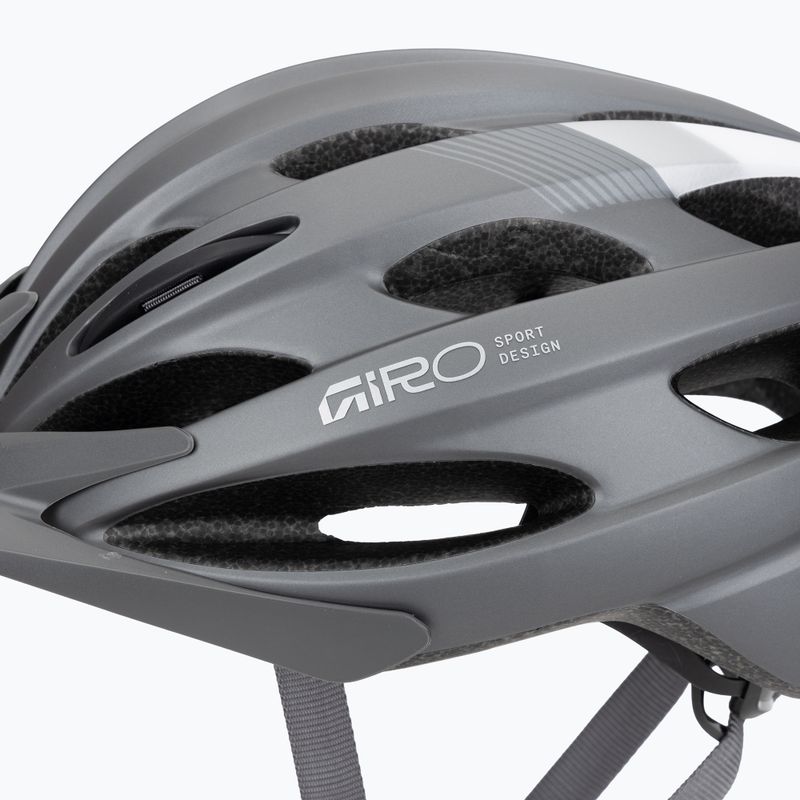 Cyklistická přilba Giro Revel 2026 matte titanium/white 7