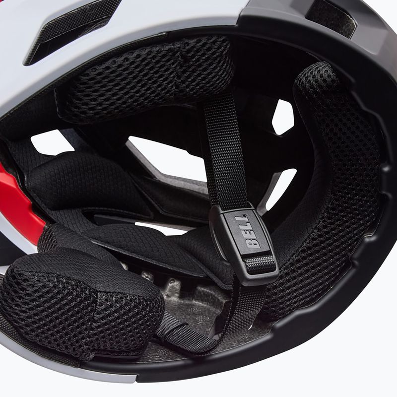 Cyklistická helma Bell Full-Air MIPS grid white black 10