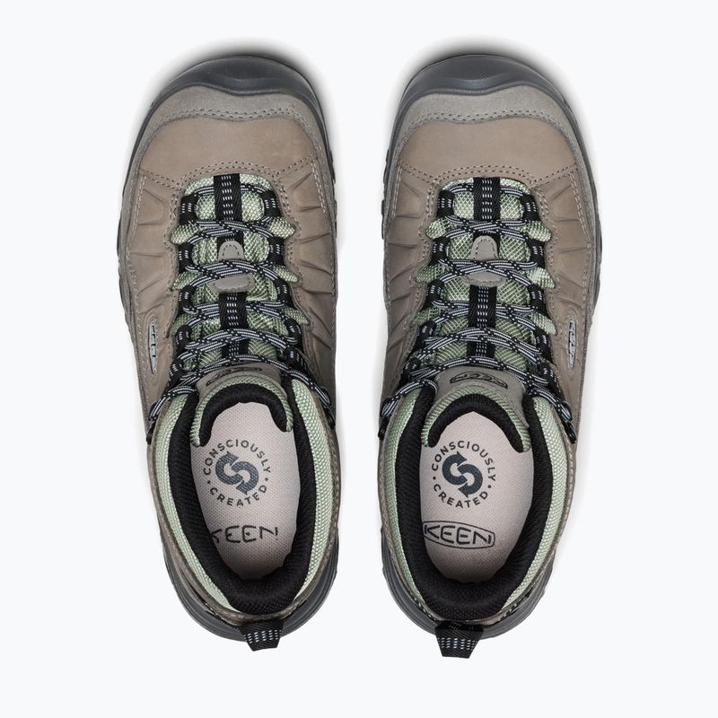Dámské trekové boty KEEN Targhee IV Mid Wp grey/lily pad 5