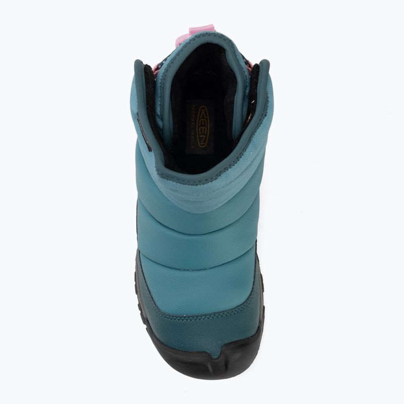 Sněhule KEEN Puffrider Wp brittany blue/cashmere rose 5