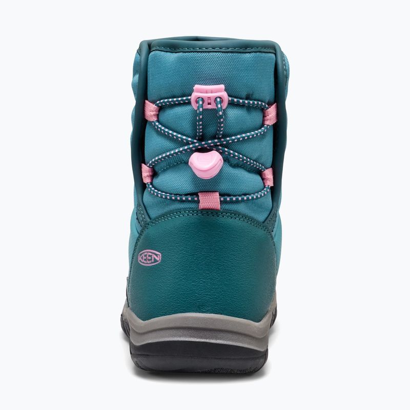 Sněhule KEEN Puffrider Wp brittany blue/cashmere rose 4