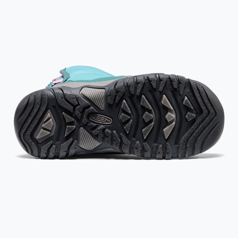 Sněhule KEEN Puffrider Wp brittany blue/cashmere rose 5