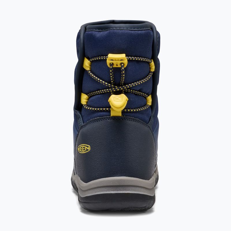 Sněhule KEEN Puffrider Wp naval academy/mango mint 2