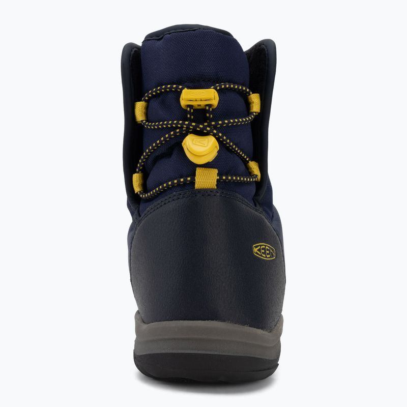 Sněhule KEEN Puffrider Wp naval academy/mango mint 6