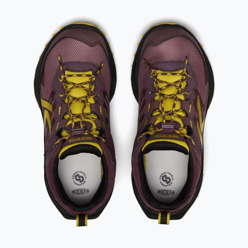 Dětské trekové boty KEEN Zionic Mid Wp huckleberry/mango mint 5