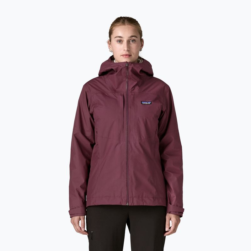 Dámská nepromokavá bunda Patagonia Insulated Boulder Fork Rain berry fig