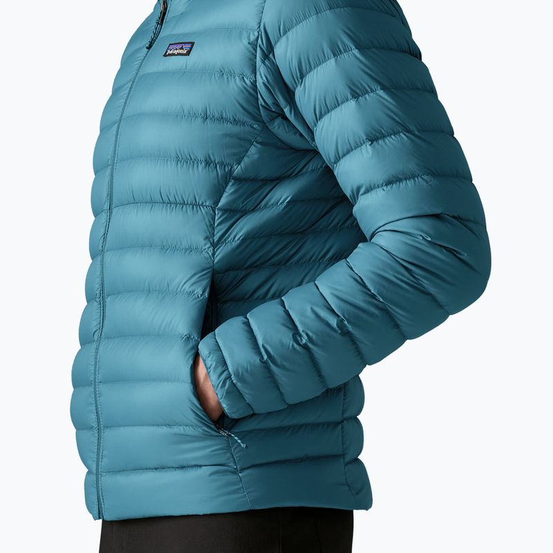 Pánská péřová bunda Patagonia Down Sweater Hoody glacial blue 4