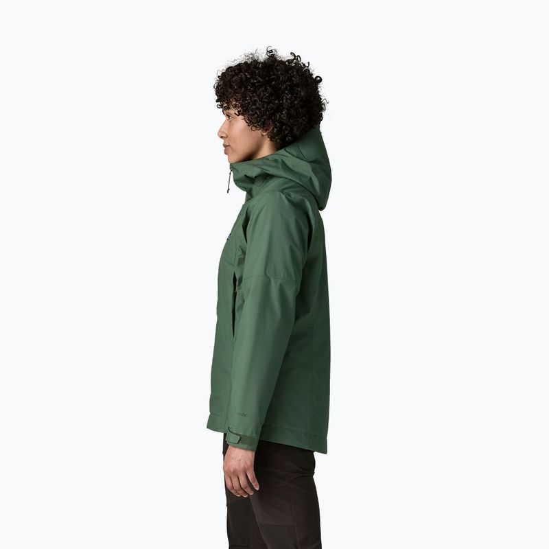 Dámská nepromokavá bunda Patagonia Insulated Boulder Fork Rain canopy green 3