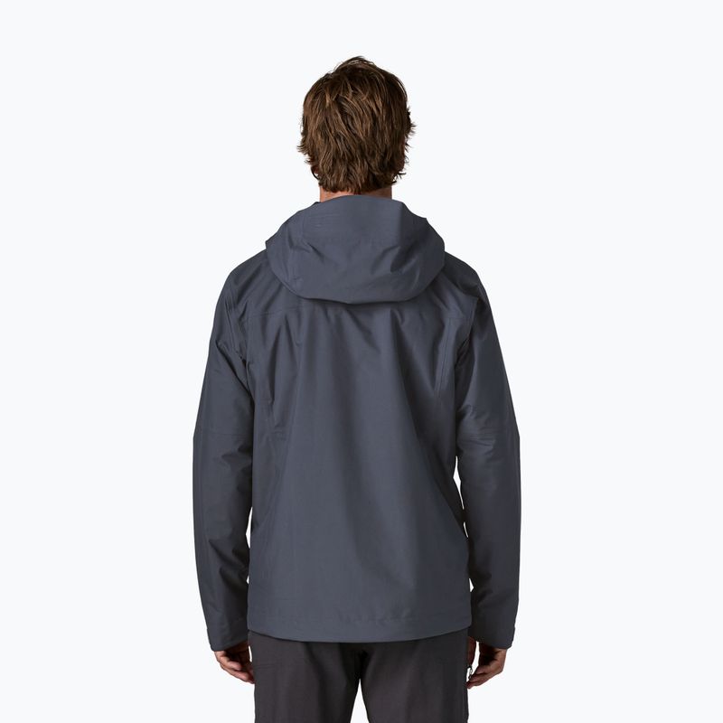 Pánská nepromokavá bunda Patagonia Insulated Boulder Fork Rain smolder blue 2