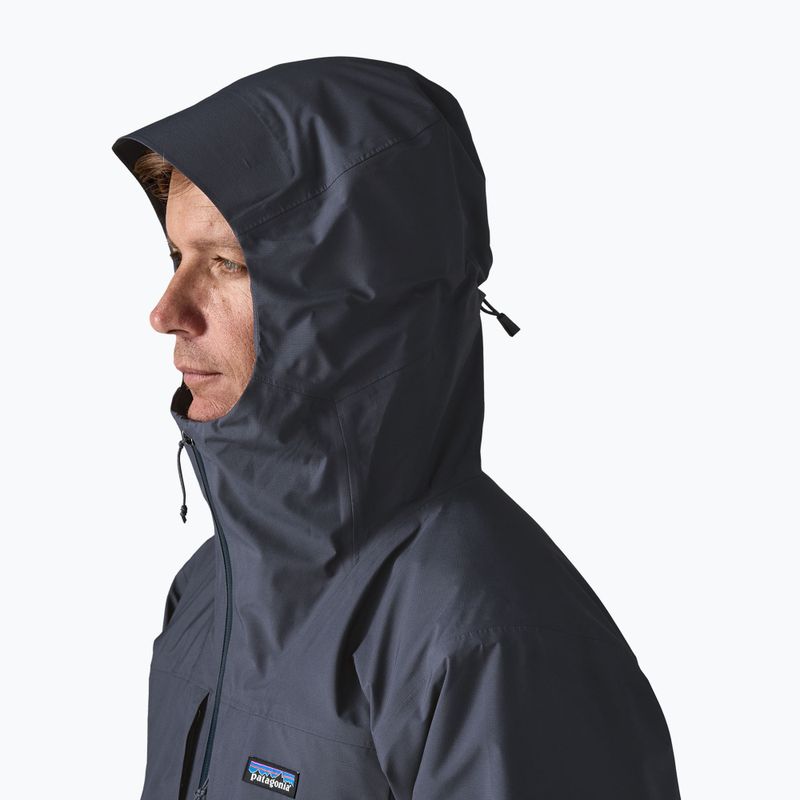 Pánská nepromokavá bunda Patagonia Insulated Boulder Fork Rain smolder blue 4