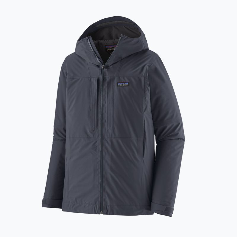 Pánská nepromokavá bunda Patagonia Insulated Boulder Fork Rain smolder blue 6