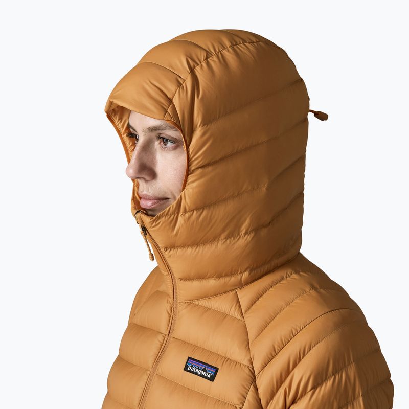 Dámská péřová bunda Patagonia Down Sweater Hoody cinnamon brown 5