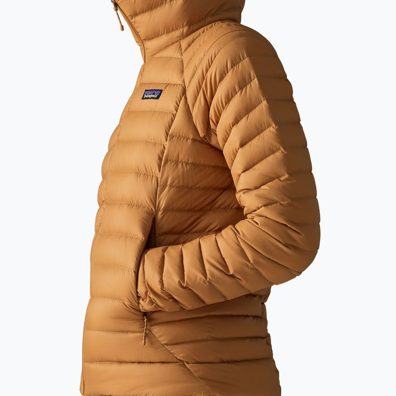 Dámská péřová bunda Patagonia Down Sweater Hoody cinnamon brown 7
