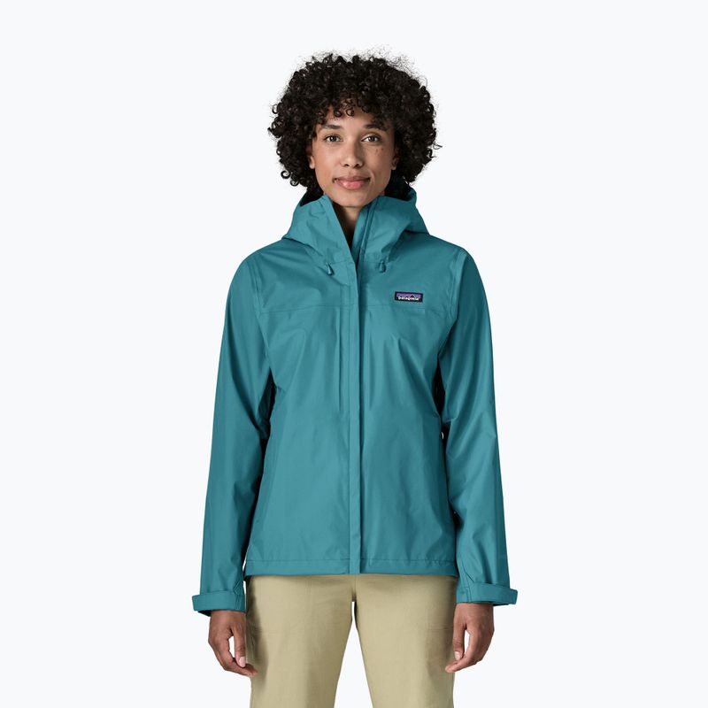 Dámská nepromokavá bunda Patagonia Torrentshell 3L Rain glacial glue