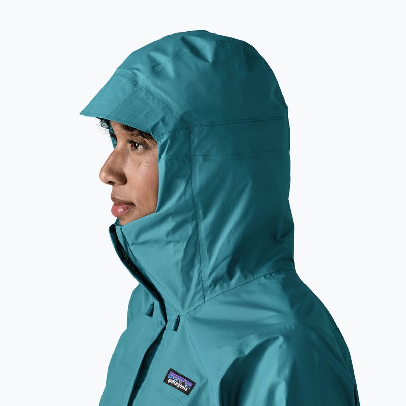 Dámská nepromokavá bunda Patagonia Torrentshell 3L Rain glacial glue 4