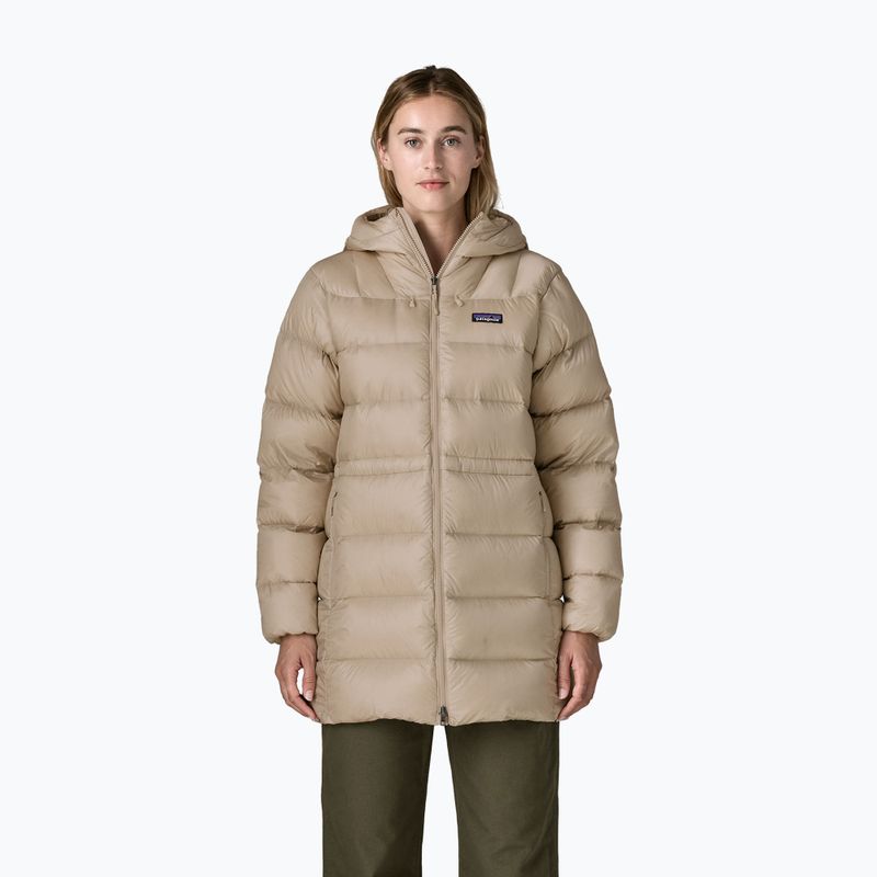 Dámský péřový kabát Patagonia Fitz Roy Down Parka pumice
