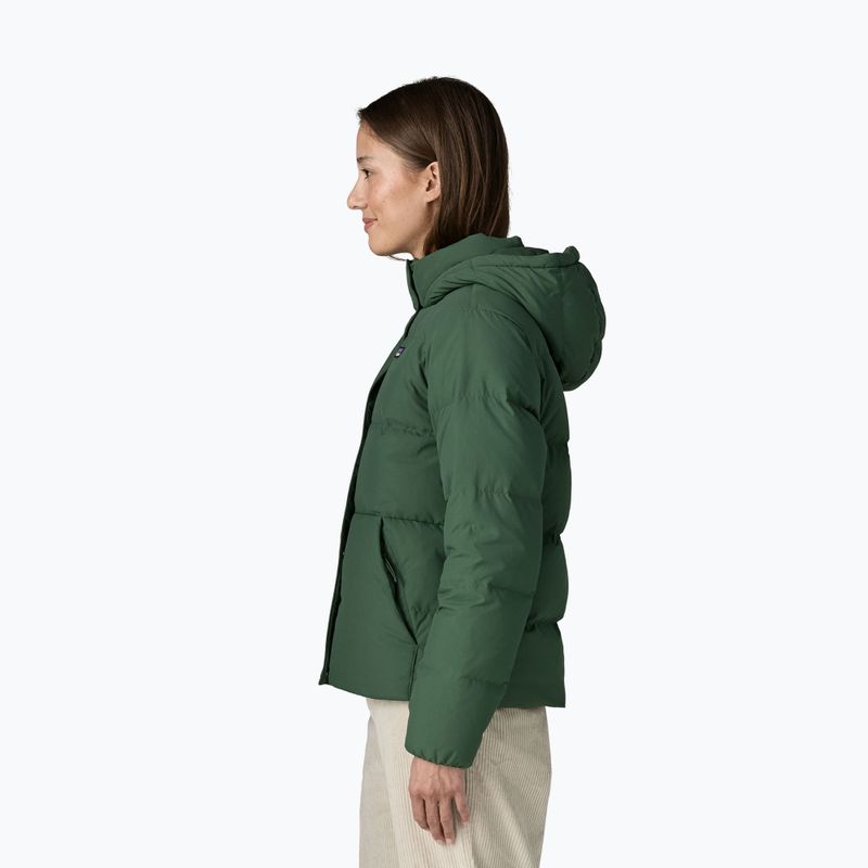 Dámská péřová bunda Patagonia Sisar Down Hoody canopy green 4