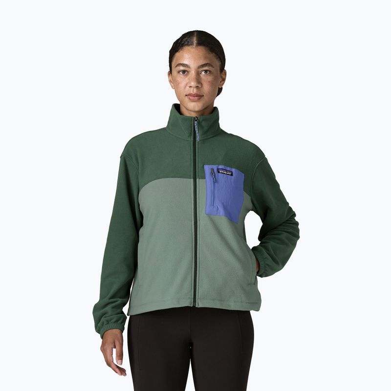 Dámská fleecová mikina Patagonia Micro D Patch Pocket cover green