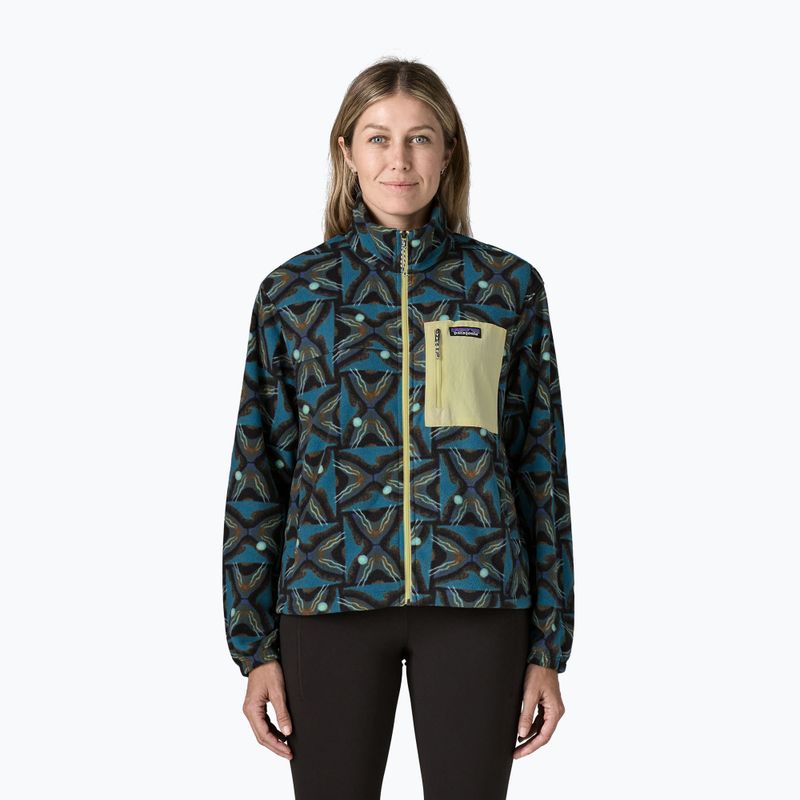 Dámská fleecová mikina Patagonia Micro D Patch Pocket deep freeze: black