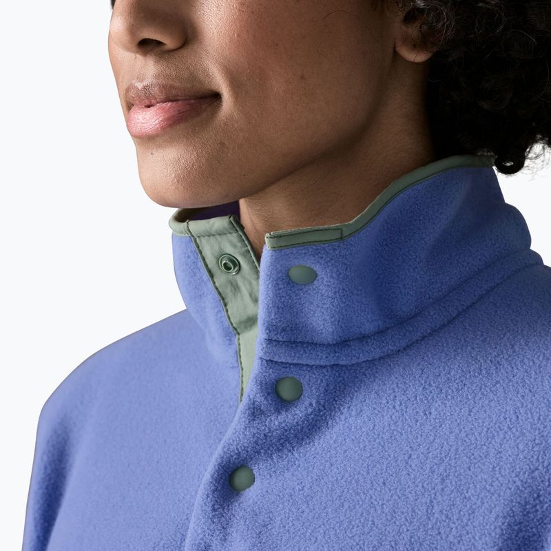 Dámská fleecová mikina Patagonia Lightweight Synchilla Snap-T Pullover canopy green 5