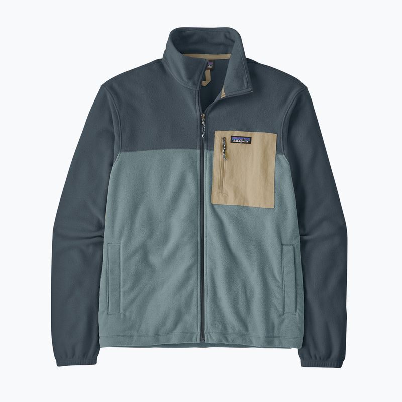 Pánská fleecová mikina Patagonia Micro D Patch Pocket blue sage 2