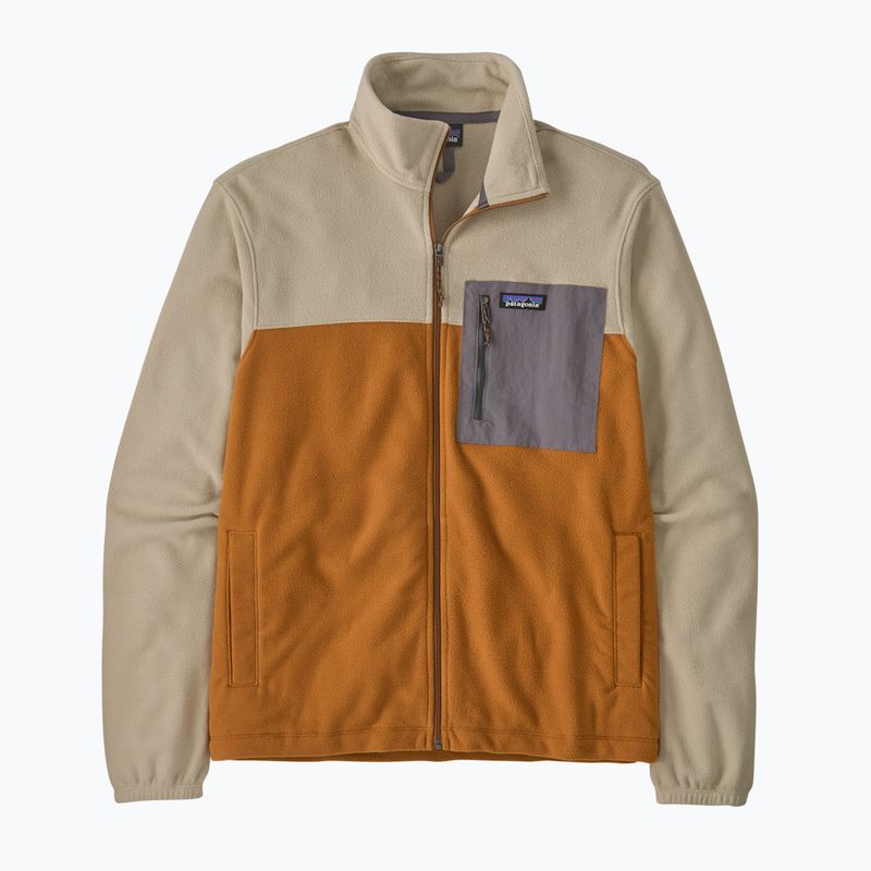 Pánská fleecová mikina Patagonia Micro D Patch Pocket cinnamon brown