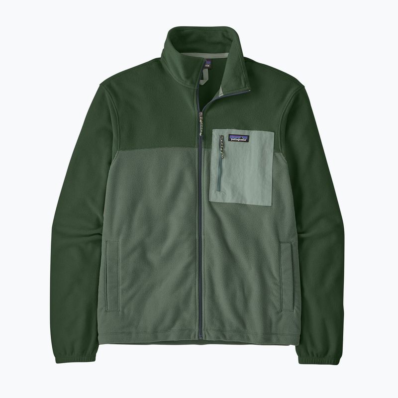 Pánská fleecová mikina Patagonia Micro D Patch Pocket canopy green 2