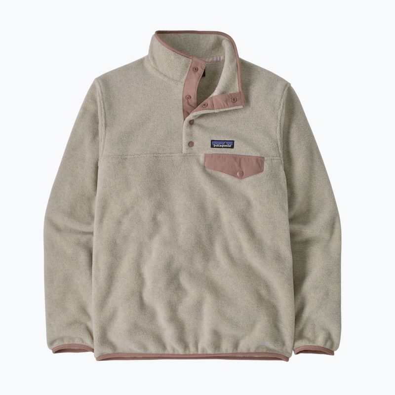 Dámská fleecová mikina Patagonia Lightweight Synchilla Snap-T Pullover oatmeal heather w/moonrise taupe 7