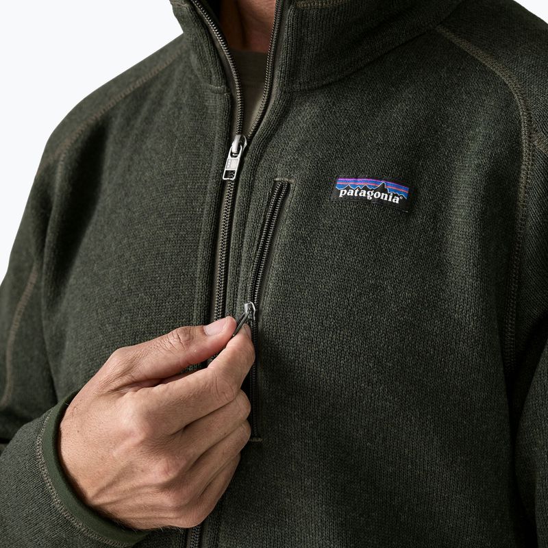 Pánská trekingová mikina Patagonia Better Sweater Fleece old growth green 5