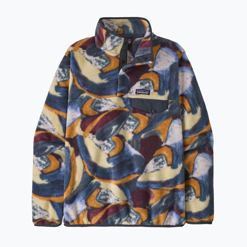 Dámská fleecová mikina Patagonia Lightweight Synchilla Snap-T Pullover smudge: smolder blue 4