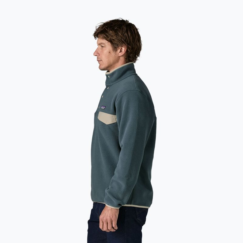Pánská fleecová mikina Patagonia Lightweight Synchilla Snap-T Pullover summit blue 3