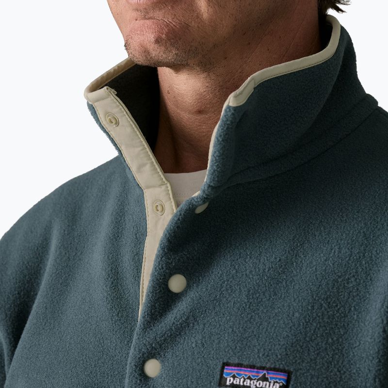Pánská fleecová mikina Patagonia Lightweight Synchilla Snap-T Pullover summit blue 4