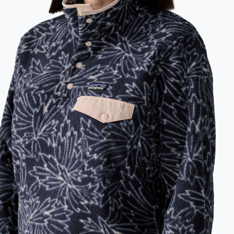 Dámská fleecová mikina Patagonia Lightweight Synchilla Snap-T Pullover saxifrage: sunken blue 4