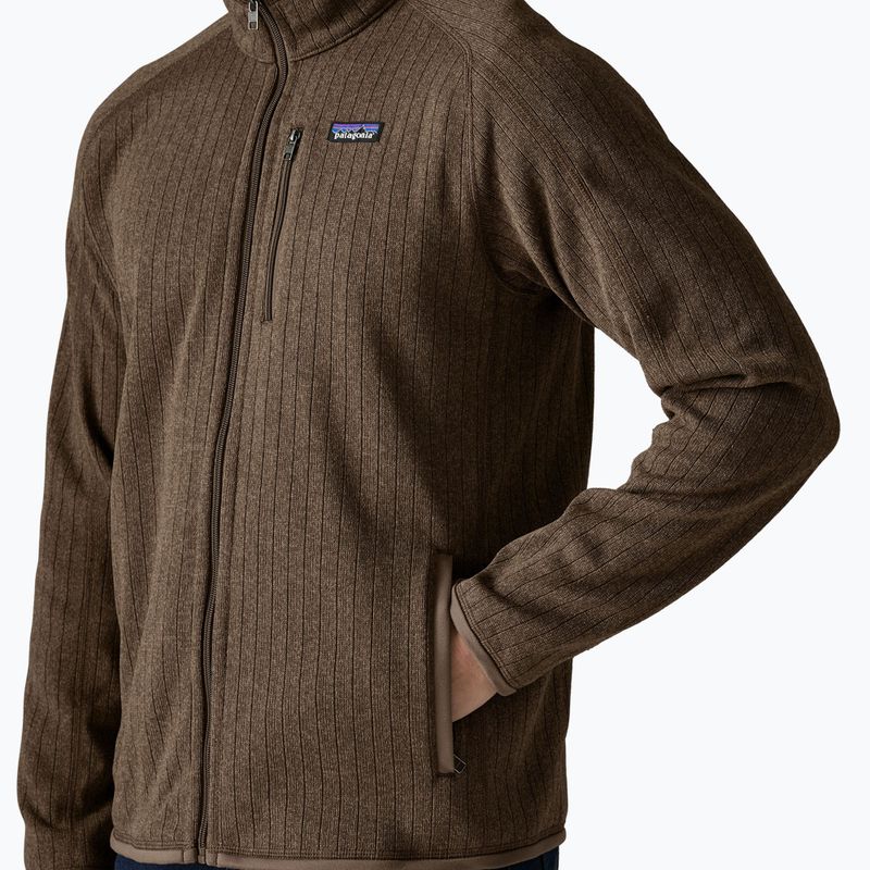 Pánská trekingová mikina Patagonia Better Sweater Fleece marlow brown rib knit 4