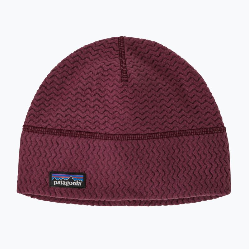 Zimní čepice Patagonia R1 Air Beanie berry fig
