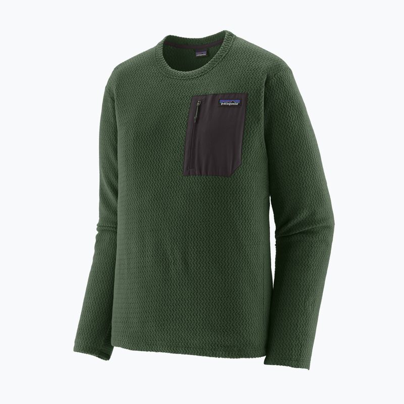 Pánská mikina Patagonia R1 Air Crew treeline green 2