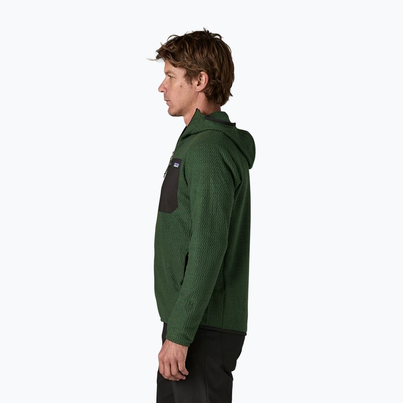 Pánská trekingová mikina Patagonia R1 Air Full-Zip Hoody treeline green 3