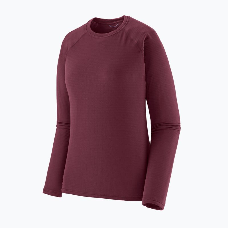 Dámská termo mikina Patagonia Capilene Termal Weight Crew berry fig