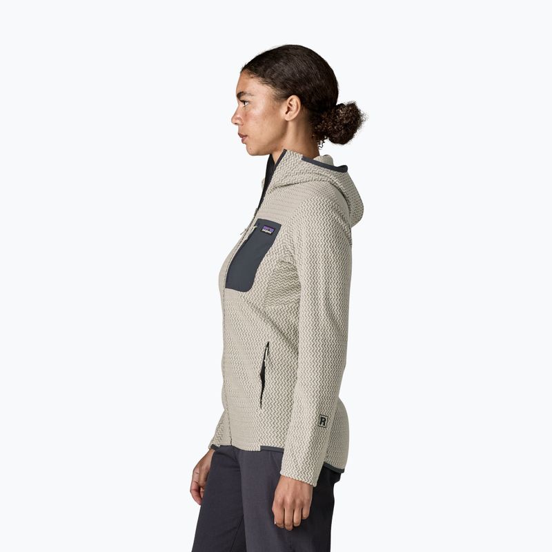 Dámská fleecová mikina Patagonia R1 Air Full-Zip Hoody birch white 3