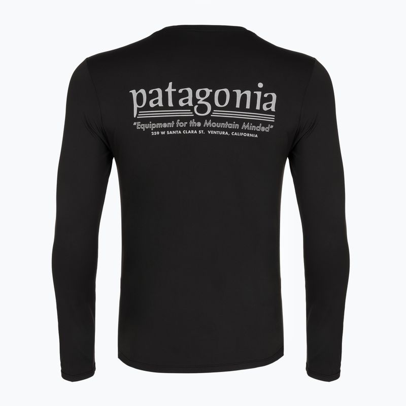 Pánské trekové tričko longsleeve Patagonia Cap Cool Daily Hut Tripper LS black 2