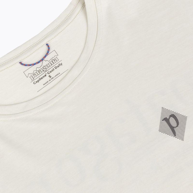 Pánské trekové tričko longsleeve Patagonia Cap Cool Daily Hut Tripper LS dyno white 3