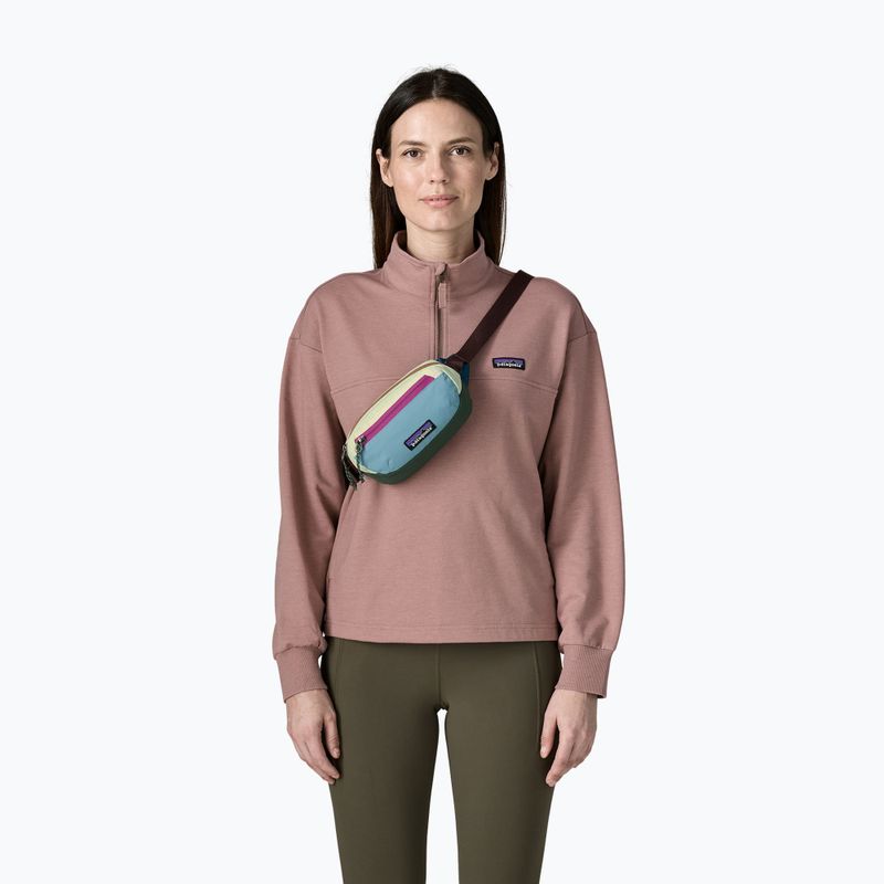 Ledvinka Patagonia Terravia Mini Hip patchwork: snowmelt blue 3