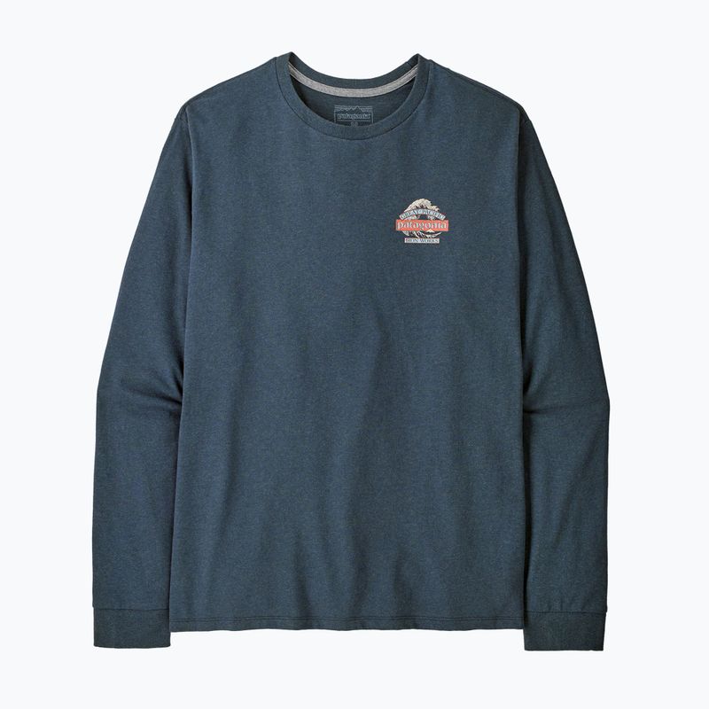 Pánské tričko Longsleeve Patagonia Great Waves Responsibili-Tee LS summit blue 2